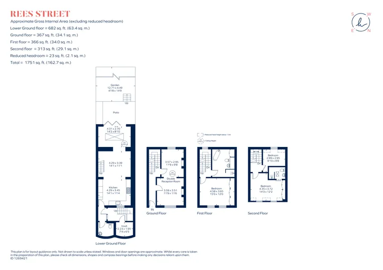 Floorplan 1 for Rees Street London N1
