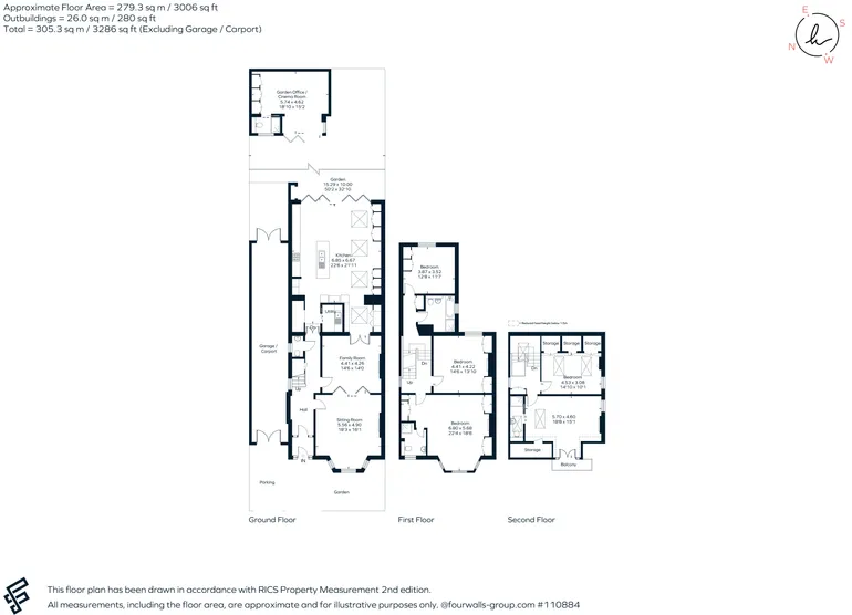 Floorplan 1 for Hove Park Villas, Hove, BN3