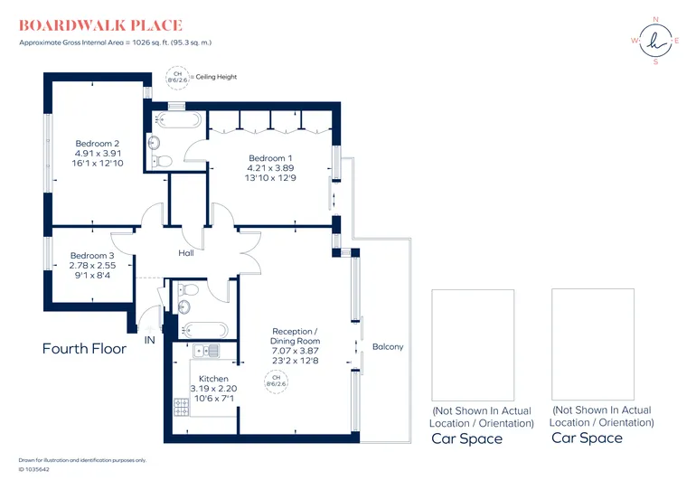 Floorplan 1 for Boardwalk Place, E14