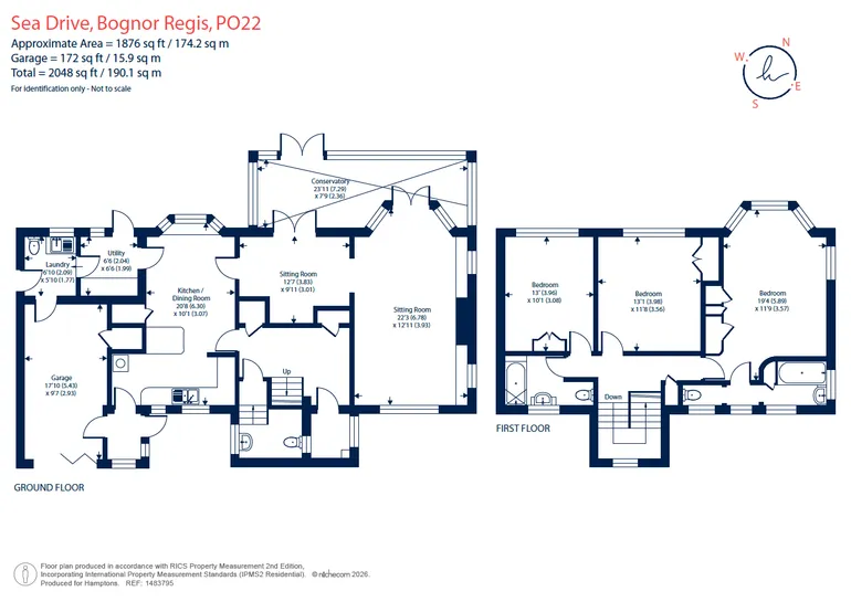 Floorplan 1 for Sea Drive, Bognor Regis, PO22