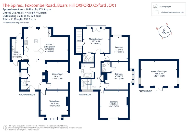 Floorplan 1 for Foxcombe Road, Oxford, OX1