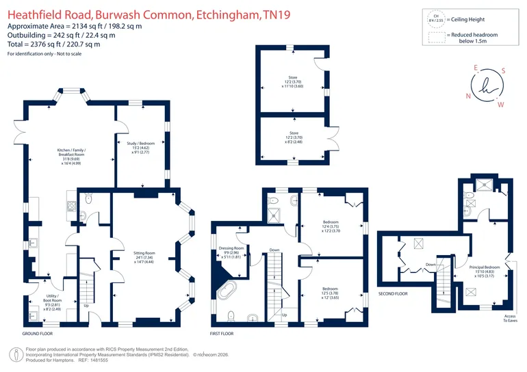 Floorplan 1 for Heathfield Road, Etchingham, TN19