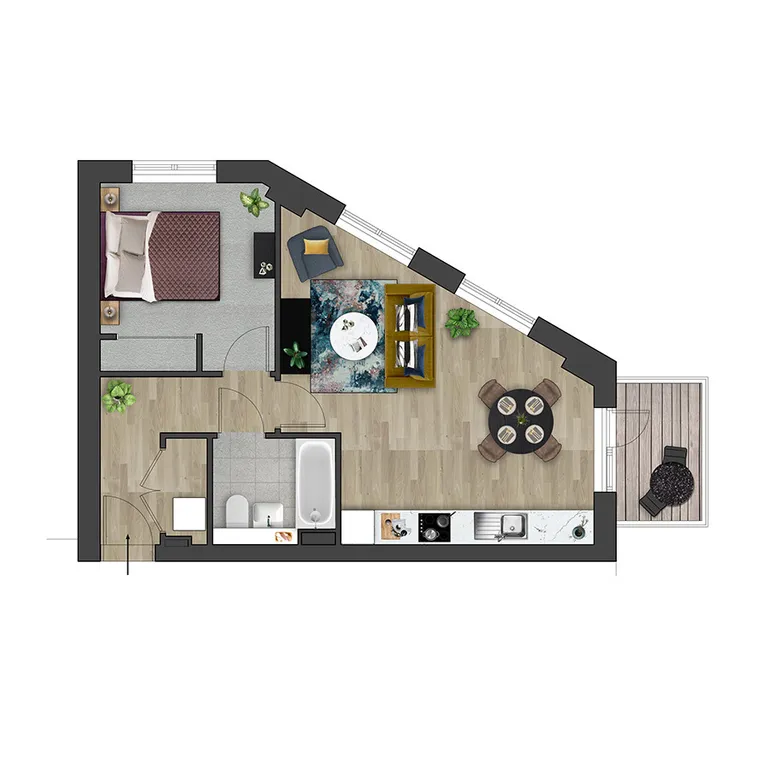 Floorplan 1 for Desborough Road High Wycombe HP11