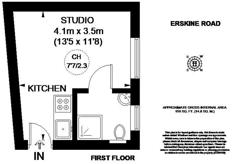 Floorplan 1 for Erskine Road Primrose Hill NW3