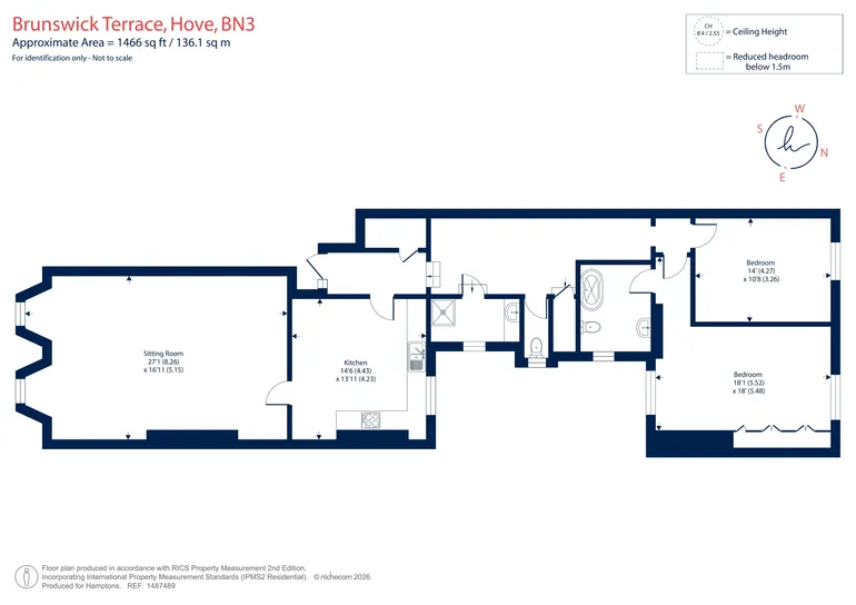 Floorplan 1 for Brunswick Terrace Hove BN3