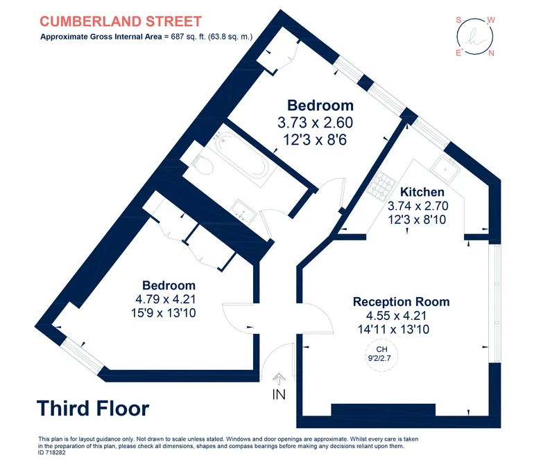 Floorplan 1 for Cumberland Street London SW1V
