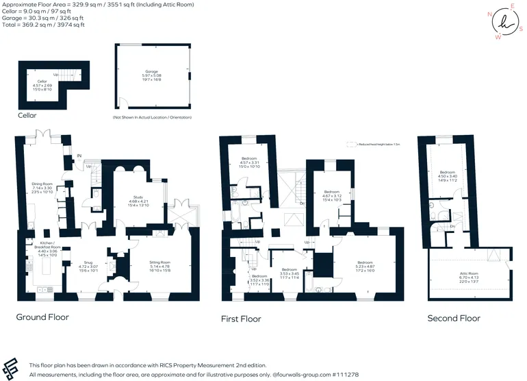 Floorplan 1 for Spring Hill, Nailsworth, GL6