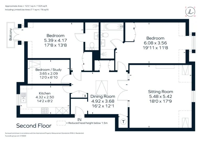 Floorplan 1 for Horsham Road, Bramley, GU5