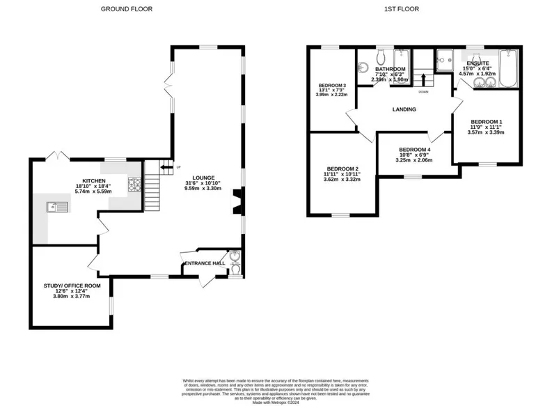 Floorplan 1 for Kemsley Chase, Farnham Royal, SL2