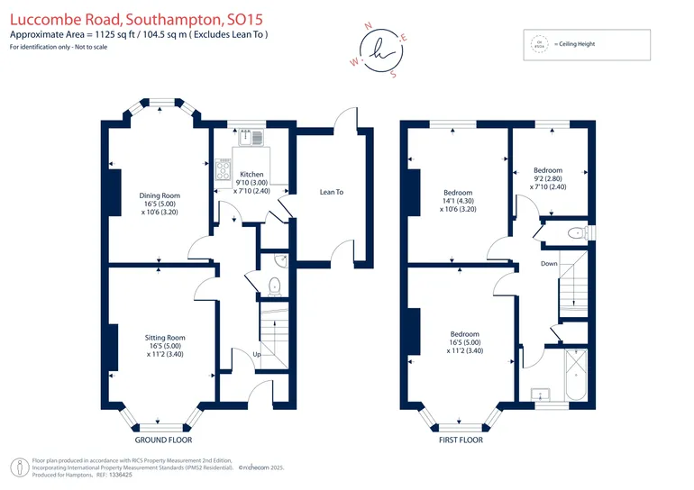 Floorplan 1 for Luccombe Road Upper Shirley SO15