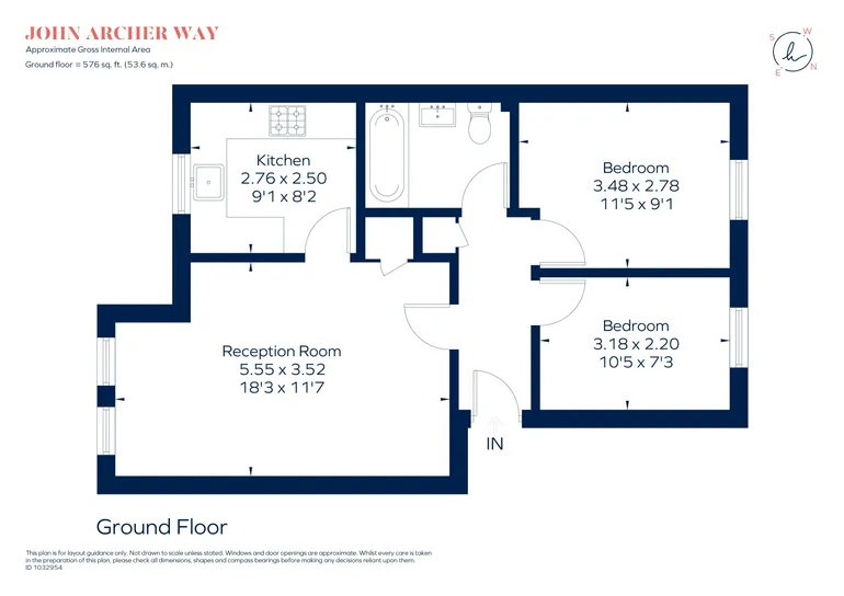 Floorplan 1 for London SW18