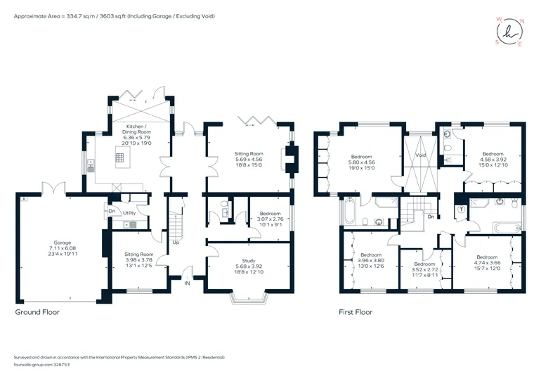 Floorplan 1 for Vicarage Way Gerrards Cross SL9