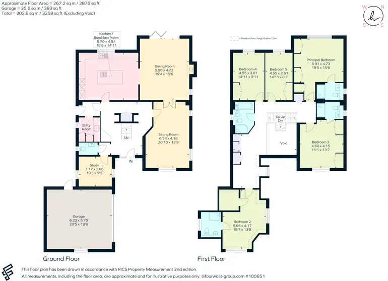 Floorplan 1 for Stembridge Close Newbury RG20