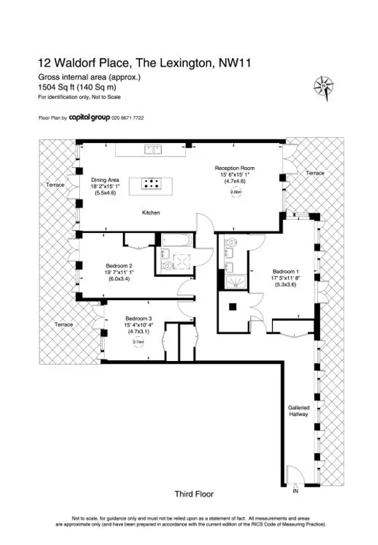 Floorplan 1 for Fairmont Mews London NW2