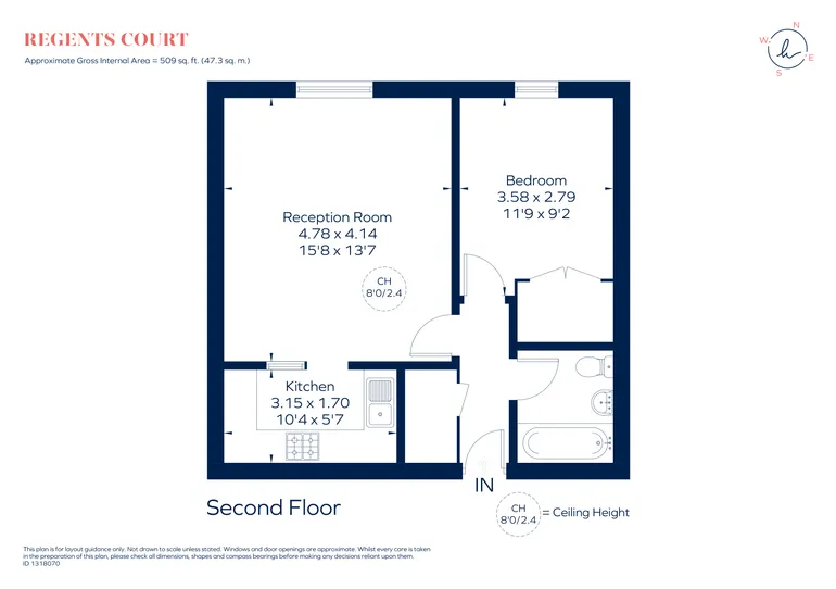 Floorplan 1 for Sopwith Way, Kingston Upon Thames, KT2
