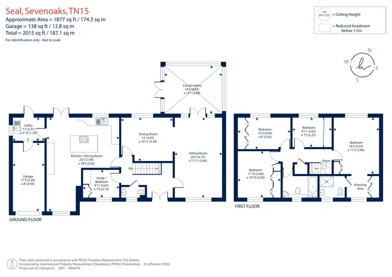 Floorplan 1 for The Sheilings, Sevenoaks, TN15
