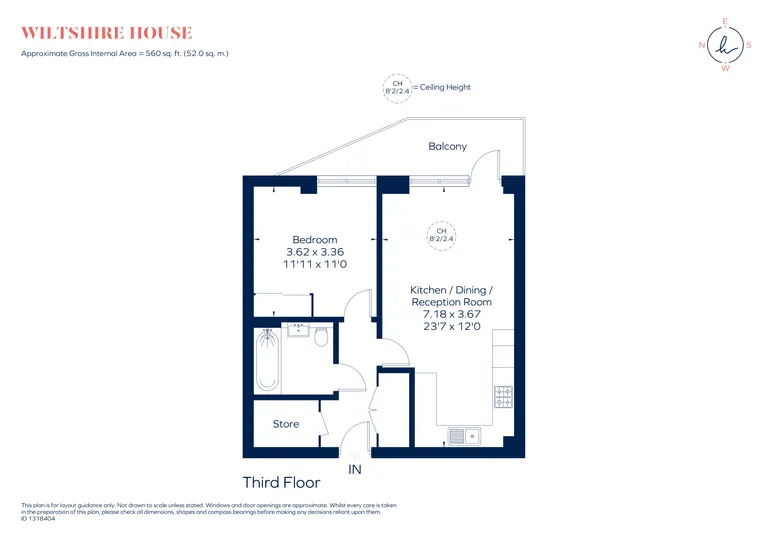 Floorplan 1 for Avenue Road, London, W3