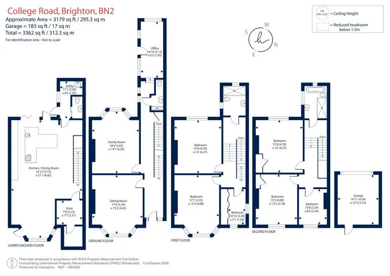 Floorplan 1 for College Road, Brighton, BN2