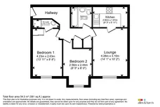 Mahon Court, Moodiesburn, Glasgow floorplan 1 out of 1