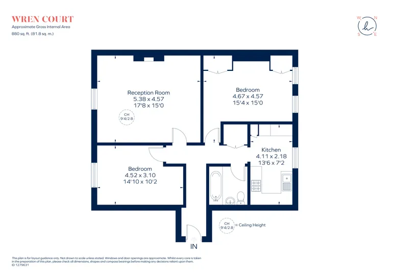Floorplan 1 for The Avenue Surbiton KT5