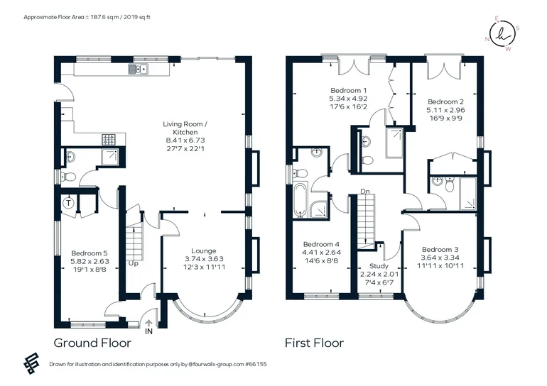 Floorplan 1 for Willowbed Drive, Chichester, PO19