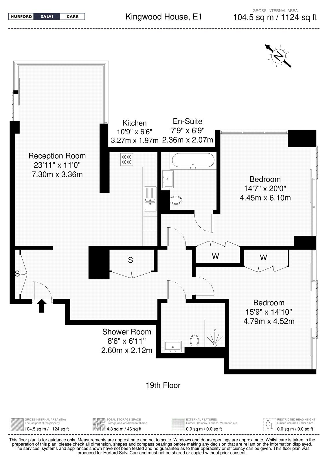 Chaucer Gardens, Aldgate East, London, E1 floorplan