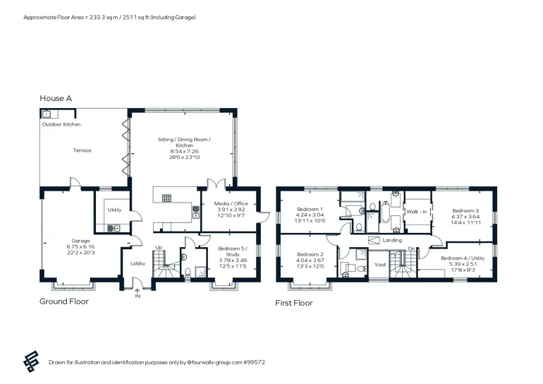 Floorplan 1 for Coppice Hanger, Pulborough, RH20