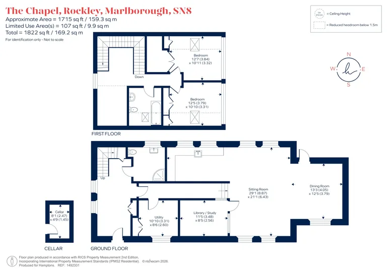 Floorplan 1 for Rockley Marlborough SN8