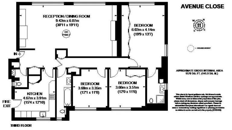 Floorplan 1 for Avenue Road London NW8