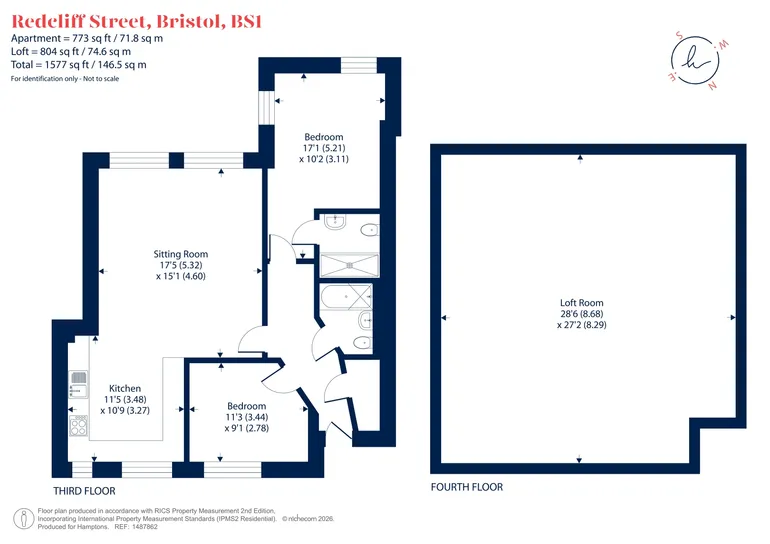 Floorplan 1 for Redcliff Street, Bristol, BS1