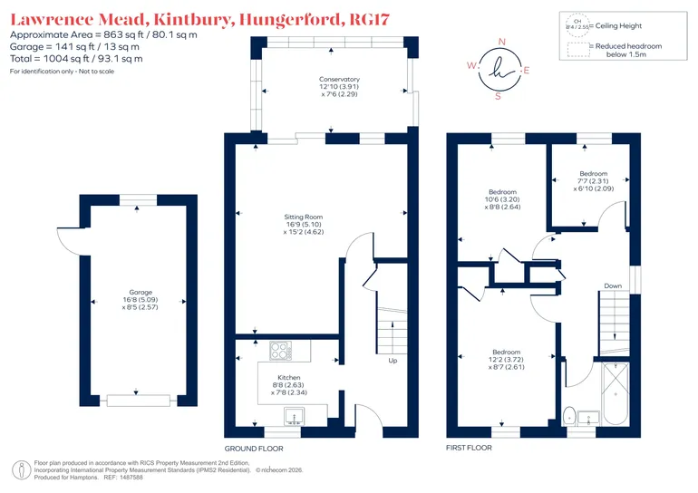 Floorplan 1 for Lawrence Mead, Hungerford, RG17
