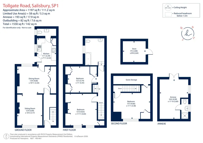 Floorplan 1 for Tollgate Road, Salisbury, SP1