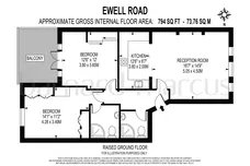 Ewell Road, SURBITON floorplan 1 out of 1