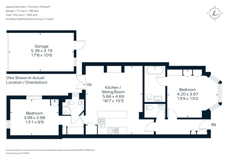 Floorplan 1 for Upper Rock Gardens Brighton BN2