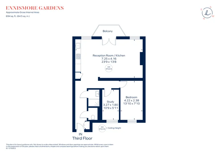 Floorplan 1 for Ennismore Gardens Knightsbridge SW7