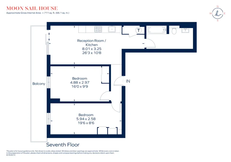 Floorplan 1 for 2 Mast Quay London SE18