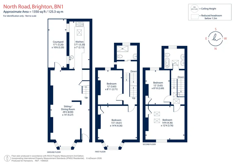 Floorplan 1 for North Road, Brighton, BN1