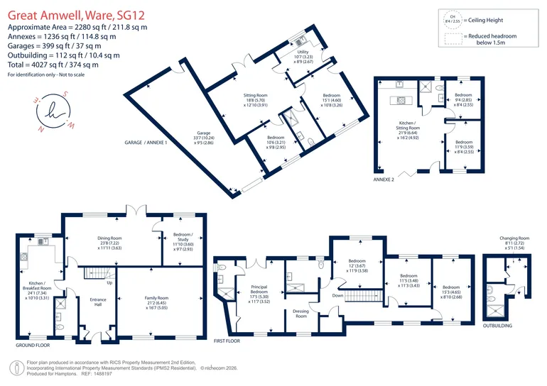 Floorplan 1 for Great Amwell, Ware, SG12