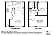 Woolsington Close, Nottingham floorplan 1 out of 1
