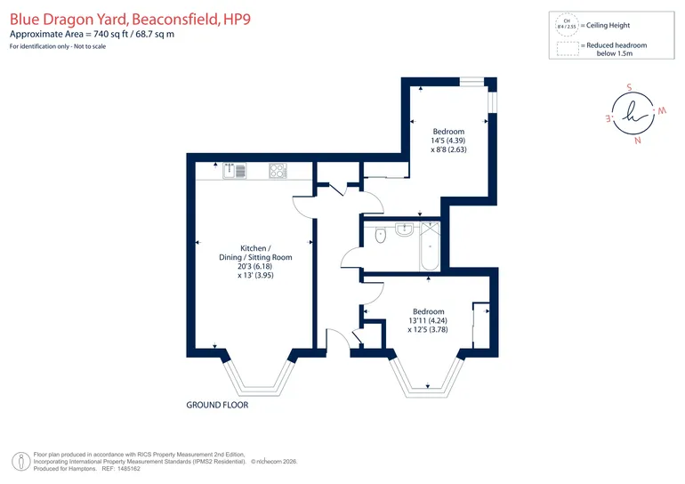 Floorplan 1 for Blue Dragon Yard, Beaconsfield, HP9