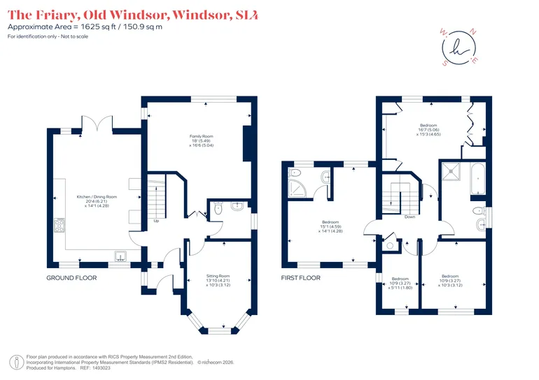 Floorplan 1 for The Friary, Old Windsor, SL4