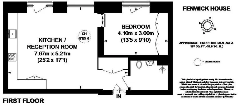 Floorplan 1 for Bartholomew Close London EC1A