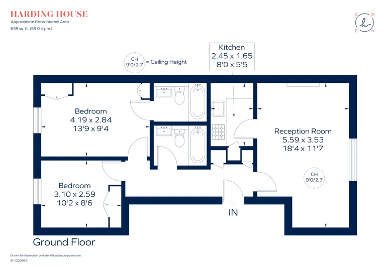 Floorplan 1 for Gloucester Street London SW1V