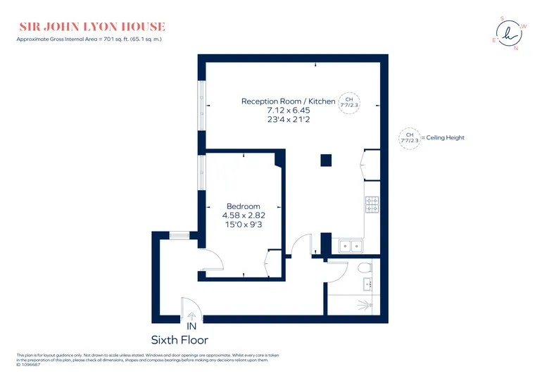 Floorplan 1 for London EC4V