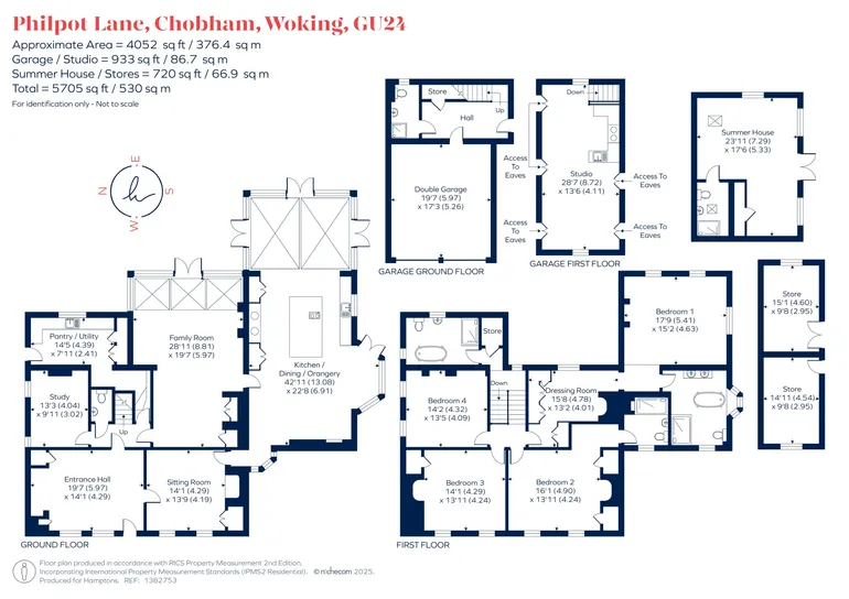 Floorplan 1 for Philpot Lane, Chobham GU24