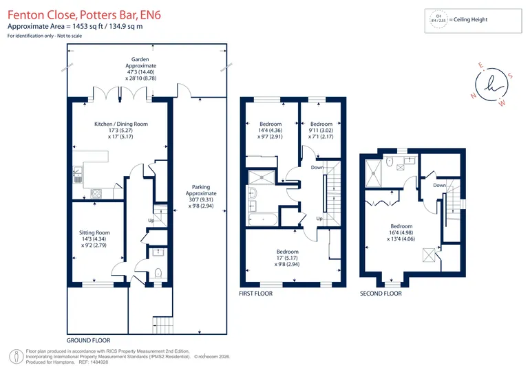 Floorplan 1 for Fenton Close, Potters Bar, EN6