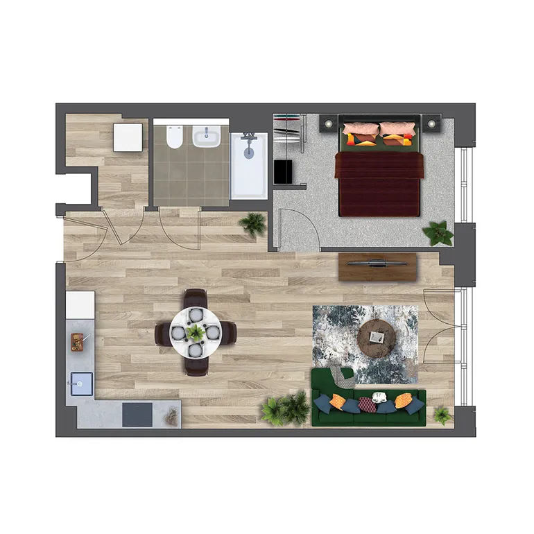 Floorplan 1 for 1 Marketfield Way Redhill RH1