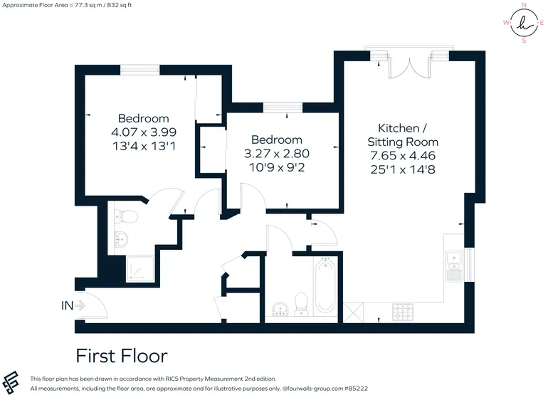Floorplan 1 for Maxwell Road Beaconsfield HP9