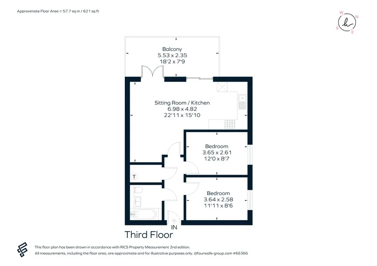 Floorplan 1 for Charrington Place St. Albans AL1