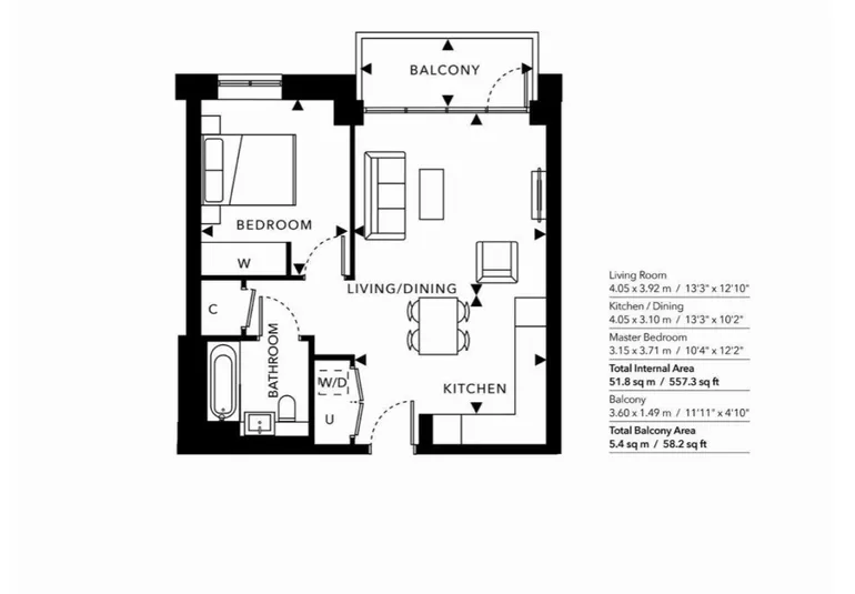 Floorplan 1 for Mary Neuner Road London N8
